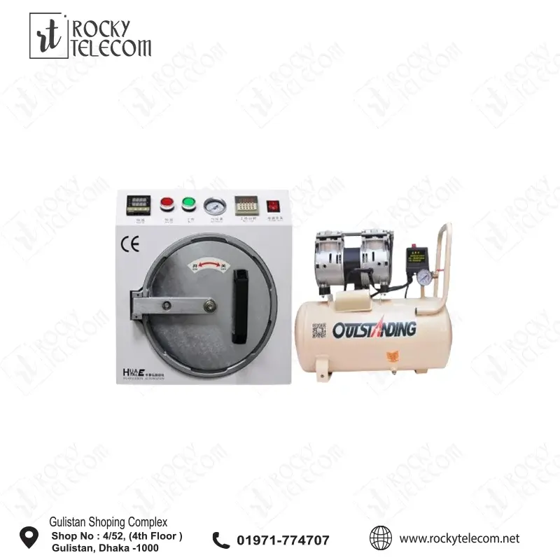 Gsmfix Tools RT-101 Autoclave LCD OCA Air Bubble Removing Machine with 30L air compressor