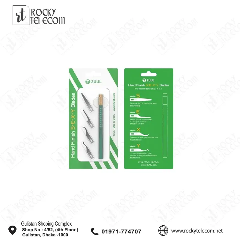 2UUL DA11 Hand Finish SEXY Blades Set for PCB Underfill Clean