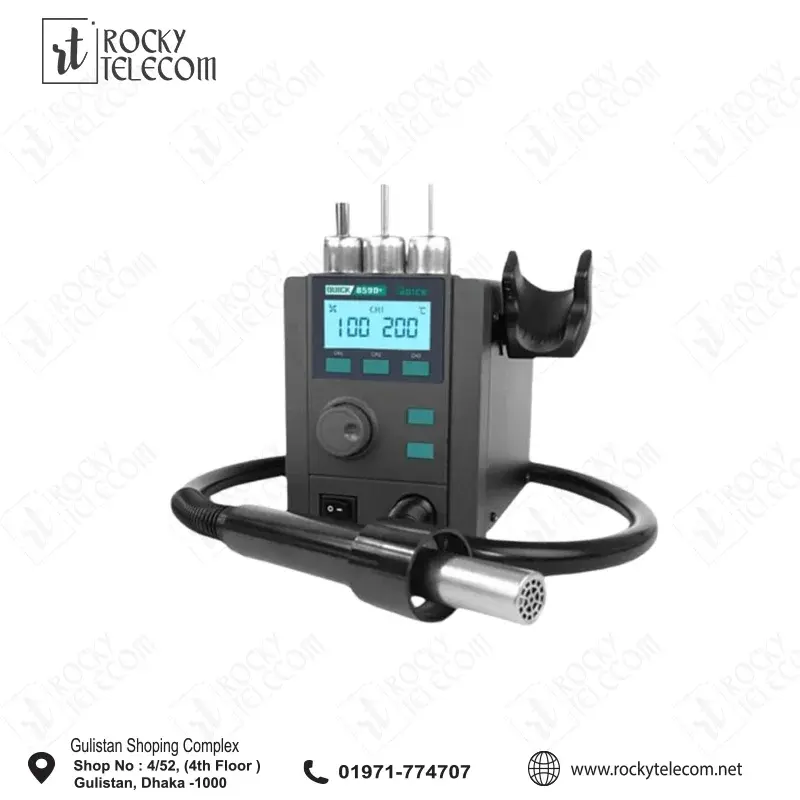 Quick 859D+ Lead-Free Hot Air Desoldering Station – Precision SMD Rework Tool