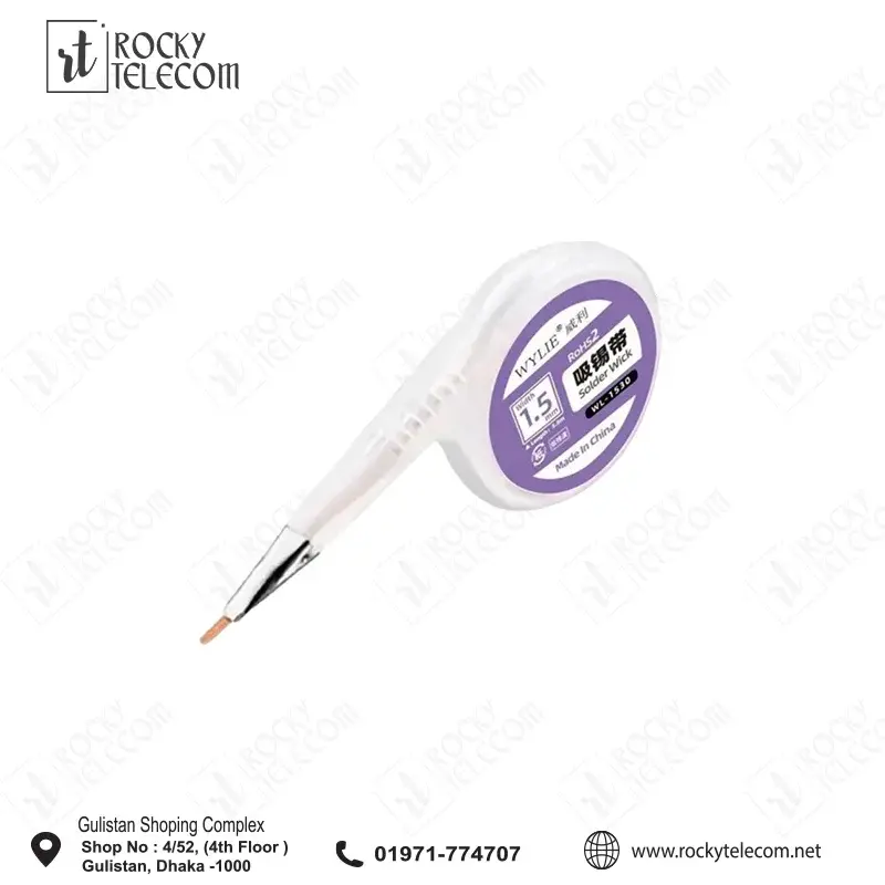 WYLIE 1.5MM SOLDER WICK WL-1530