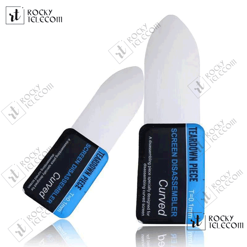 0.1mm Ultra Thin Flexible Steel Disassemble Card for iPhone Samsung Curved Screen Opening Repair Tools