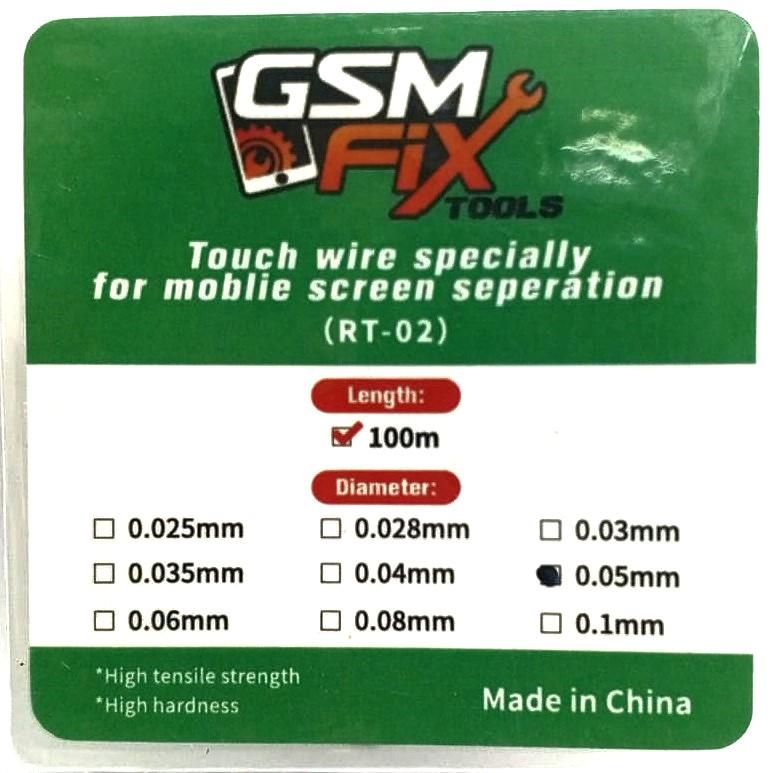 GSM FIX TOOLS TOUCH CUTTING WIRE RT-02 0.05MM