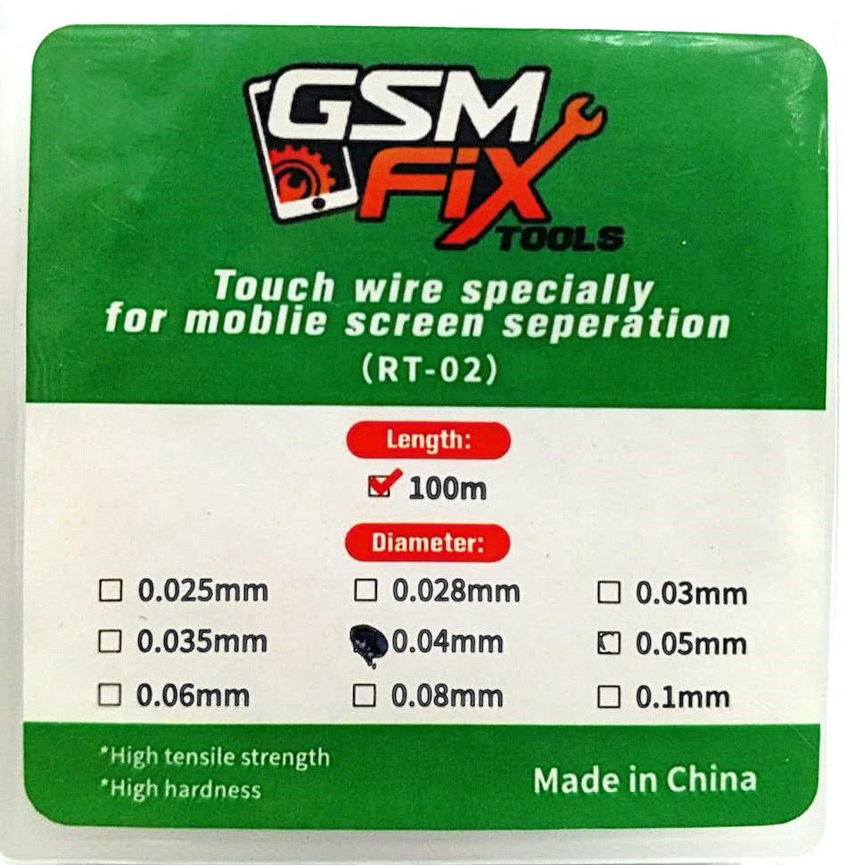 GSM FIX TOOLS TOUCH CUTTING WIRE RT-02 0.04MM