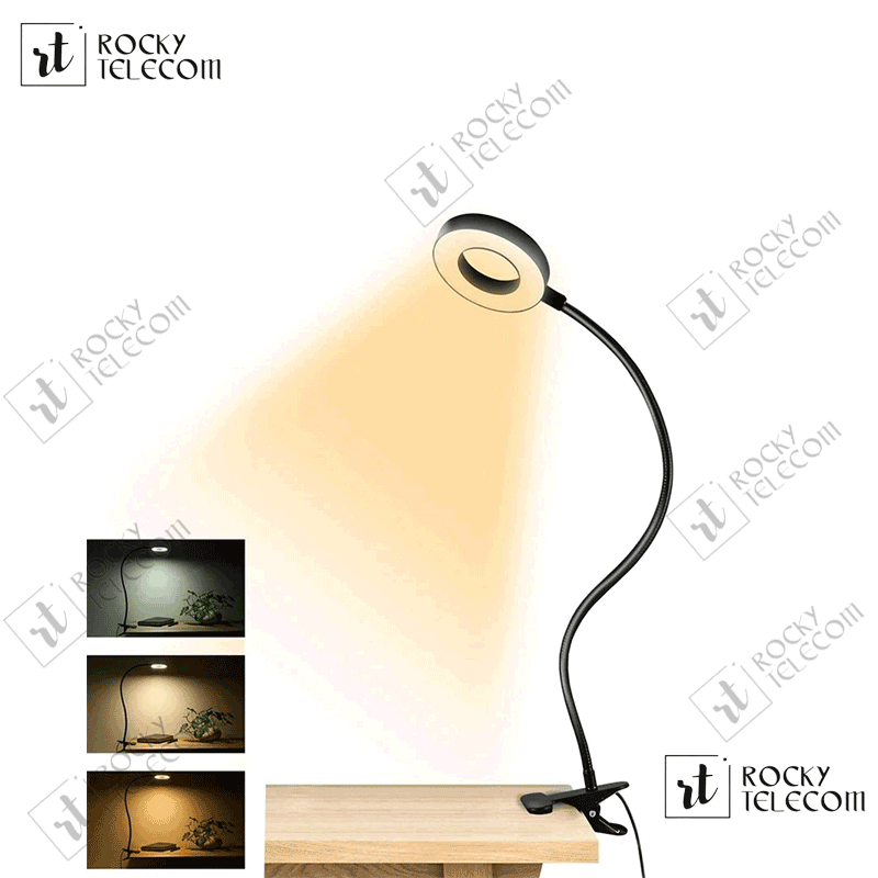 KOOCU 7004 ALUMINIUM USB TABLE Lamp (3 COLOURS LIGHT)