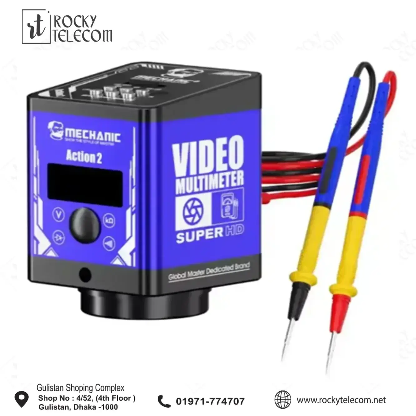 MECHANIC Action2 HD Camera Multimeter – Smart PCB Diagnostics & Testing Tool