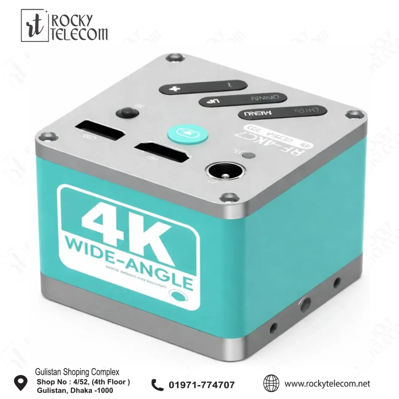 RF4 RF-4KC7 Large-Field 4K HD High-Resolution Adjustable Camera for Trinocular Stereo Microscope