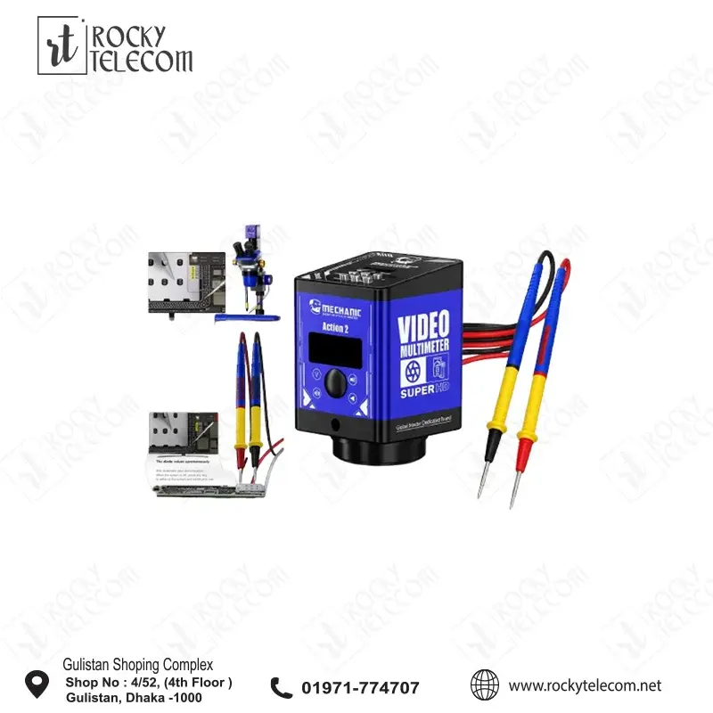 MECHANIC Action2 HD Camera Multimeter – Smart PCB Diagnostics & Testing Tool