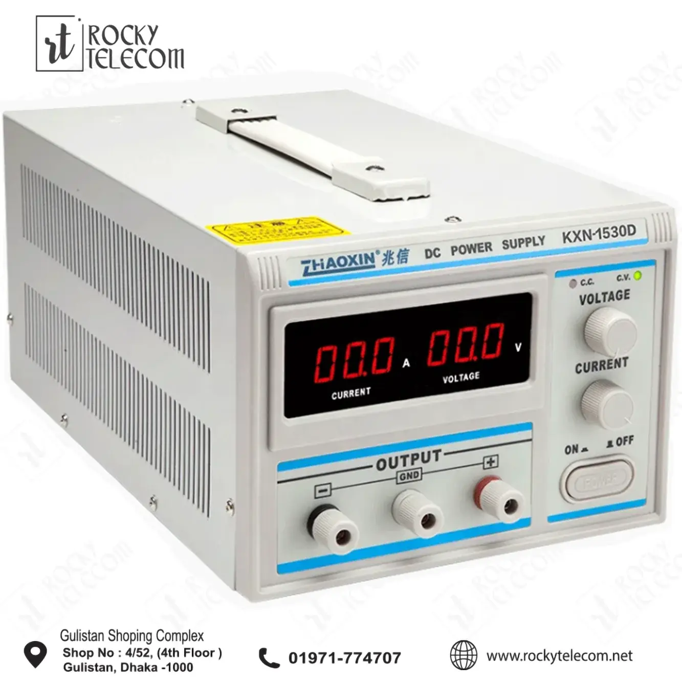 ZHAOXIN DC POWER SUPPLY RXN-1503D (0-15V, 0-3A)