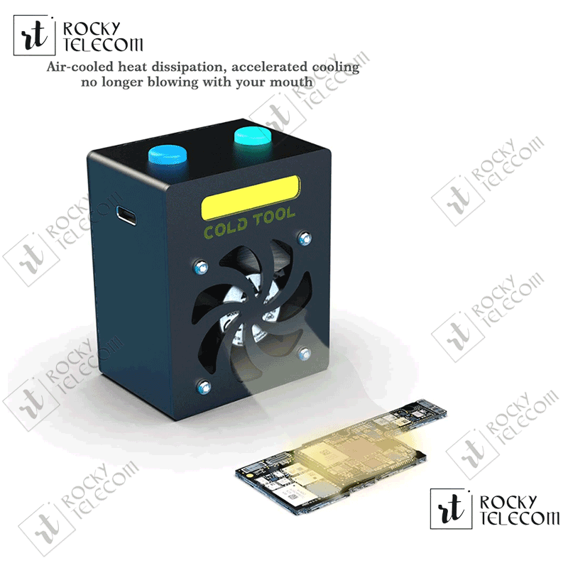 PORTABLE COOLING FAN WITH LED LIGHT