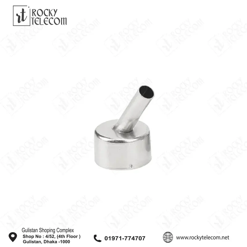 858d Curved Hot Air Nozzles 45 Degree 10mm