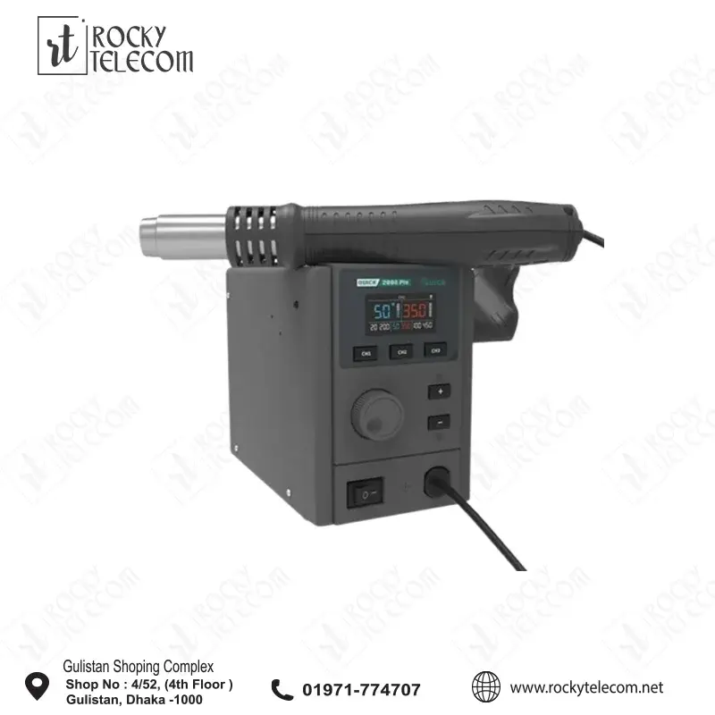 QUICK 2008 Pro Lead-Free Hot Air Rework Station Heat Gun & New Upgraded