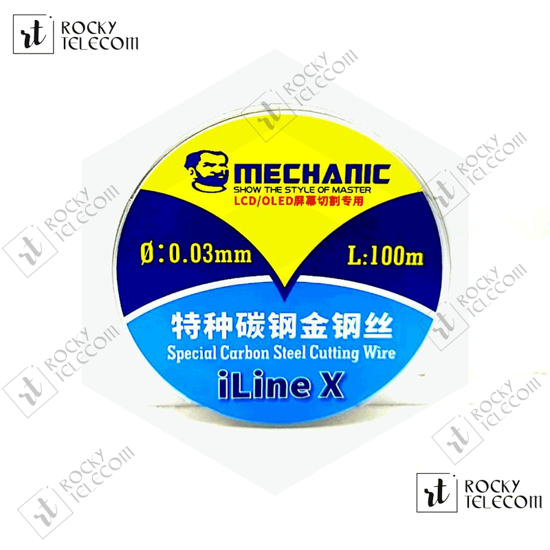 Mechanic ILine X Screen Cutting Separation Wire 0.03mm For Mobile Phone LCD LED Screen Repair High Hardness Cut Tool