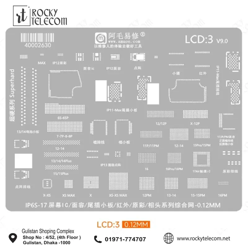 LCD3 stancil