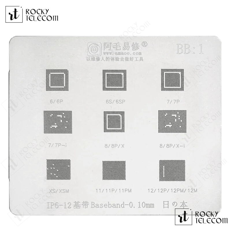 iphone BB1 IP6-12/0.1mm Stencil