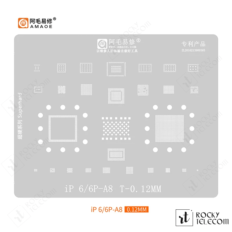 iphone 6/6P/A8 Reballing Stencil