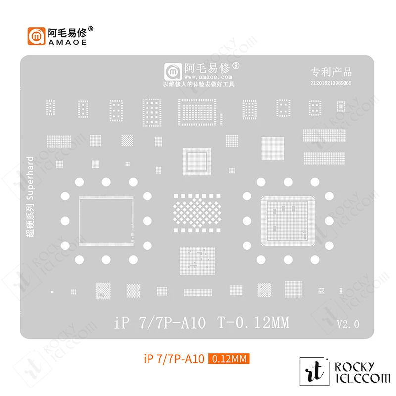 iphone 7/7P-A10 Reballing Stencil