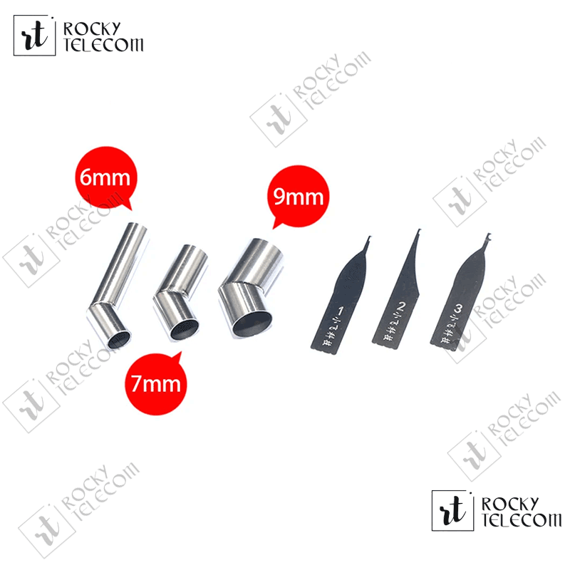 Jabe Bend Nozzle with 45degree for Quick 857 dw+ Quick 86dw+ Hotair station 3pcs