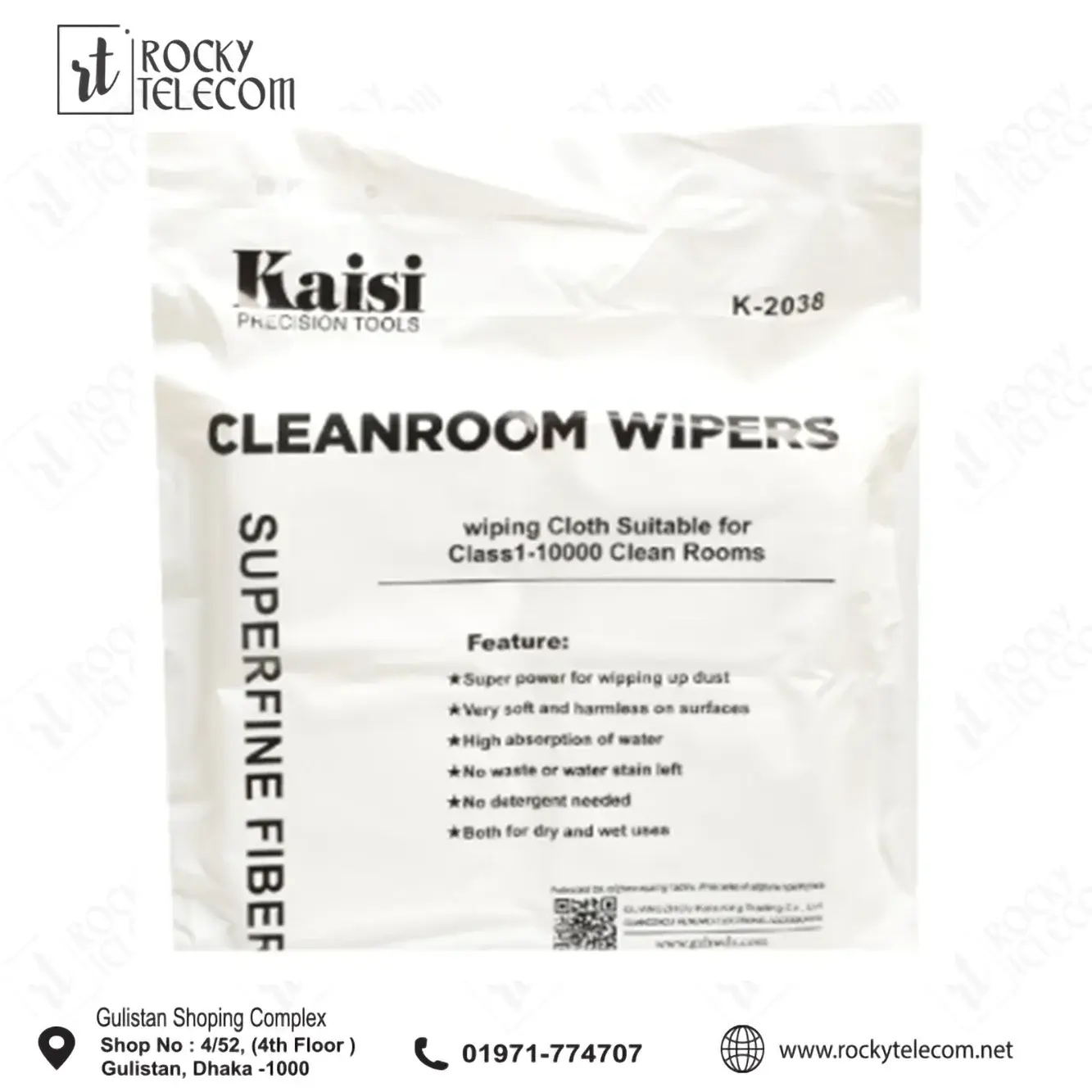 Kaisi K-2038 (400pcs) Cleanroom Wipers