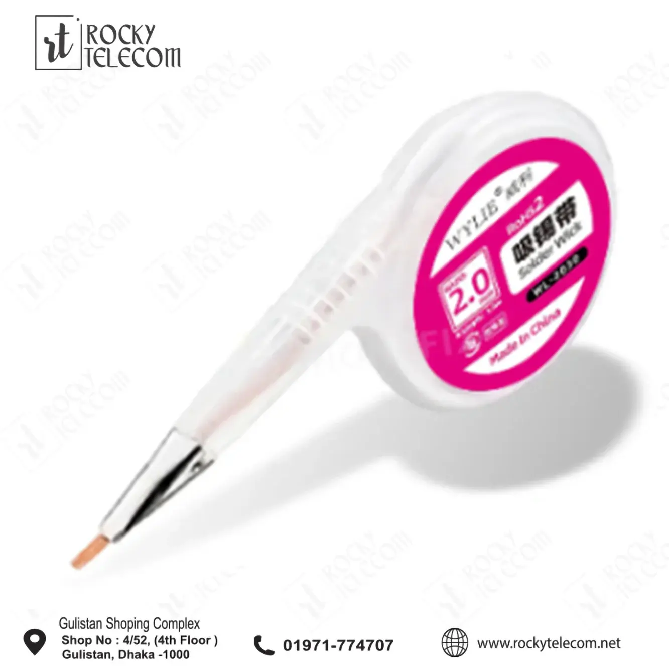 WYLIE 2.0MM SOLDER WICK WL-2030