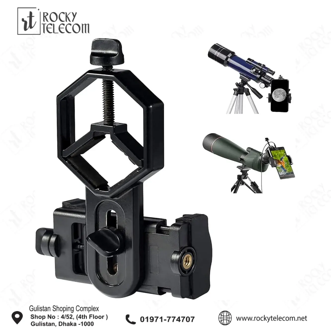 Universal Mobile Phone Holder Microscope Phone Photographing Bracket Cell Phone Video Recording Stand Microscope Stand Holder