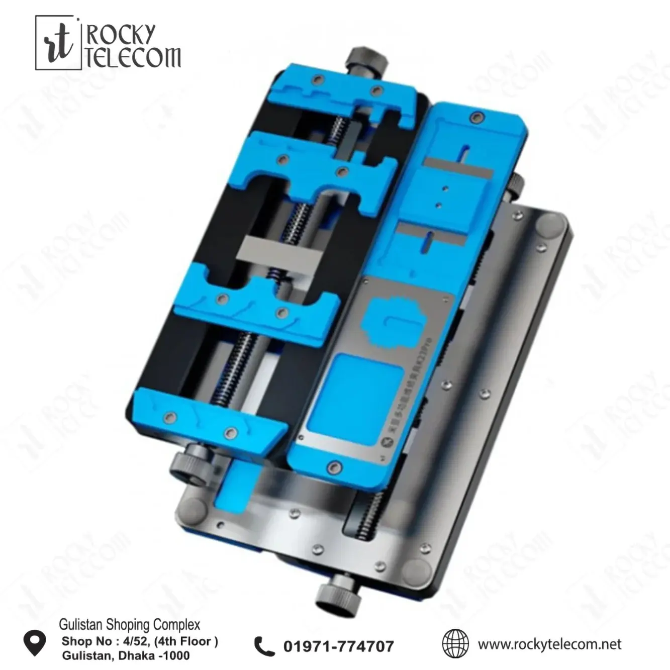 MIJING K23 PRO UNIVERSAL MULTI-FUNCTION PCB BOARD HOLDER/FIXTURE, BLUE