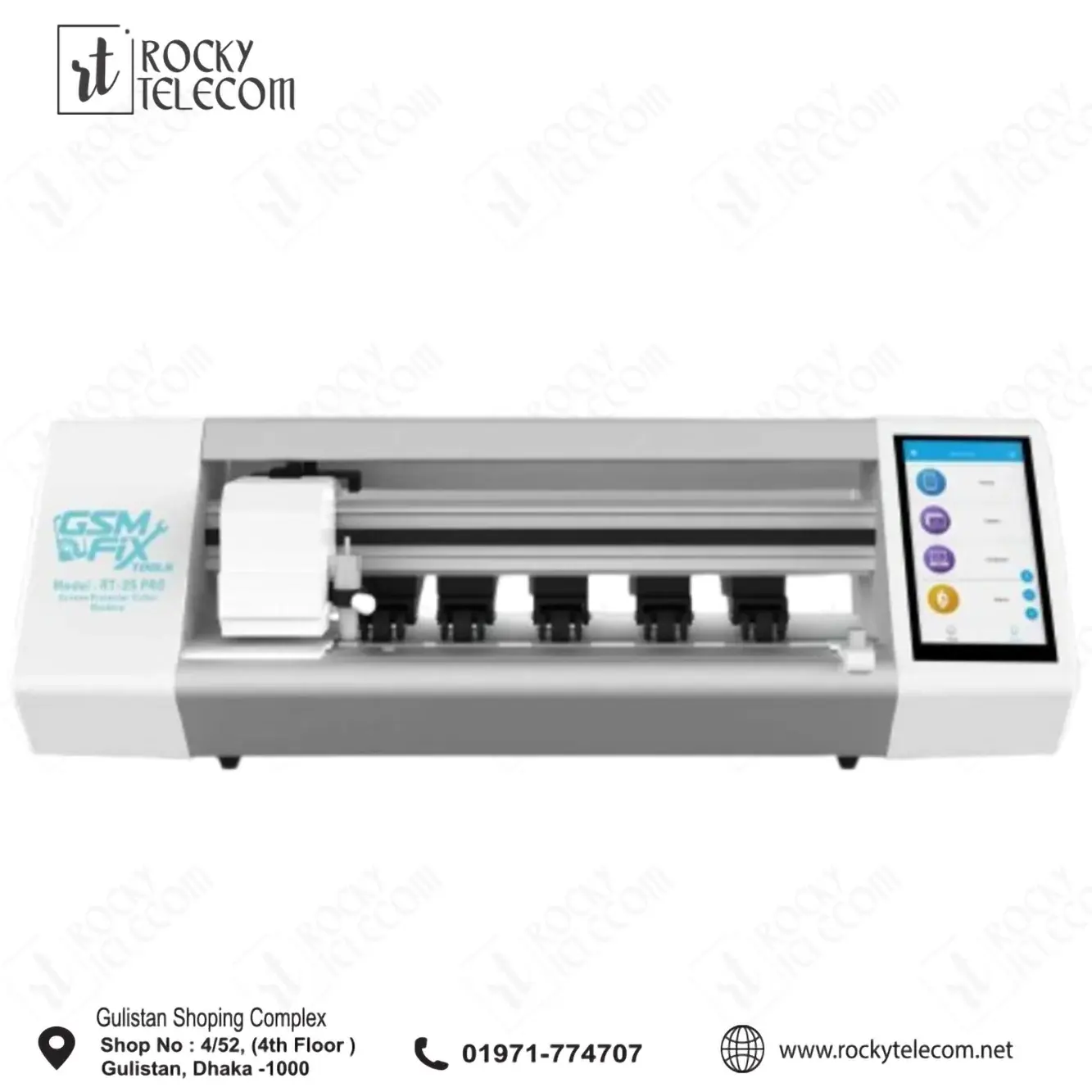 Film Cutting Machine RT-25 Pro (5 Roller)-GsmFix Tools