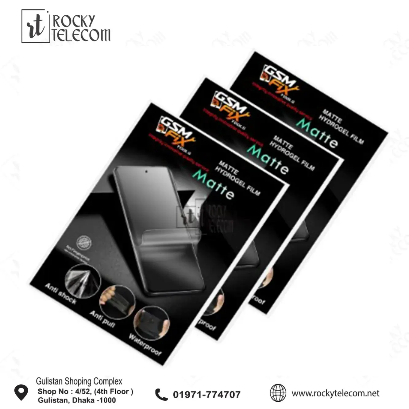 Matte Hydrogel Screen Protector Film