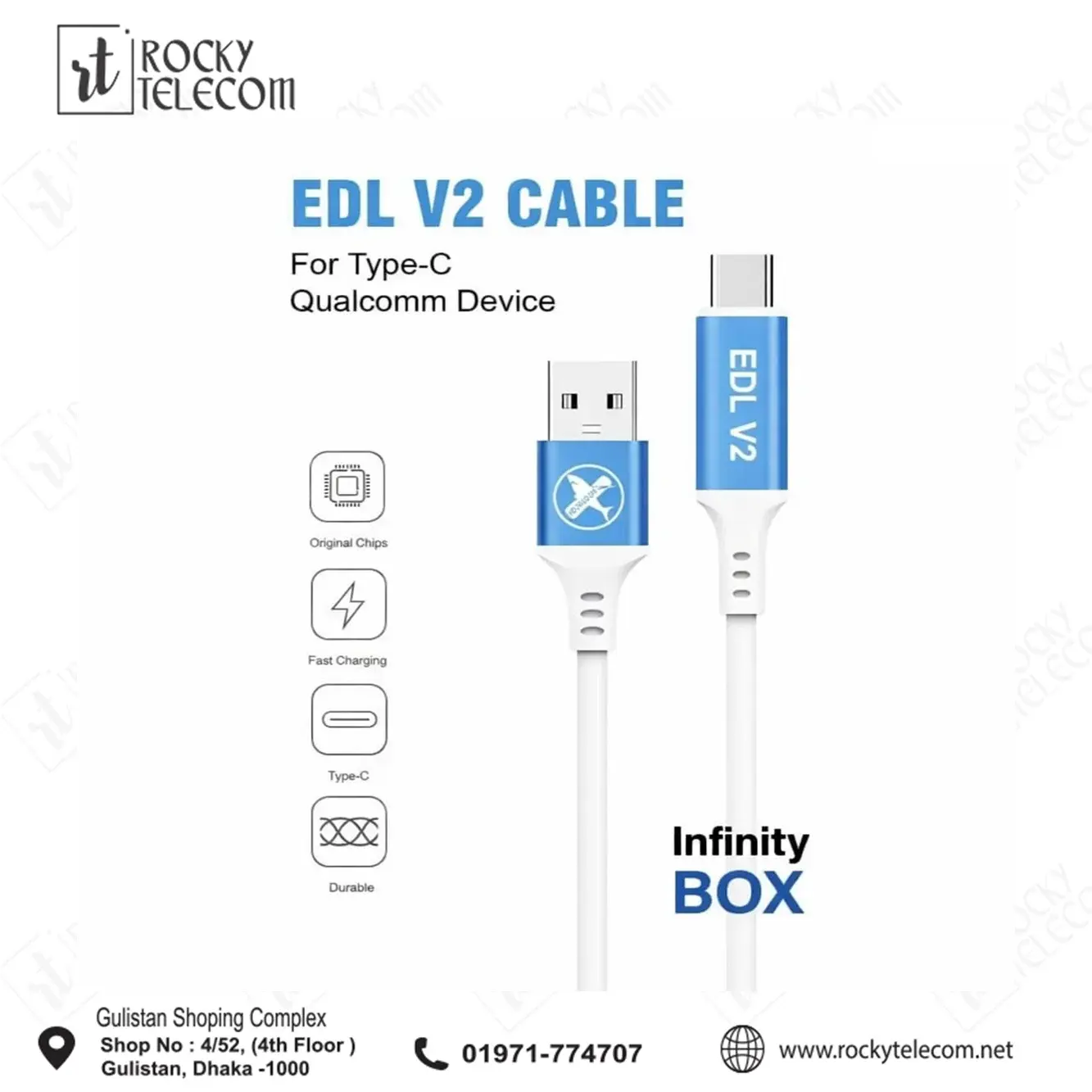 EDL V2 cable for Type c qualcomm device