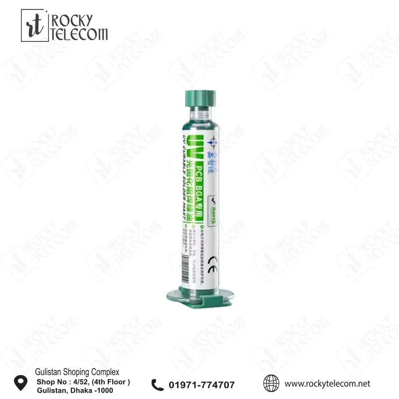 XZZ 10CC UV Curable Solder Mask Green Oil for PCB BGA Circuit Board Dedicated - Martview