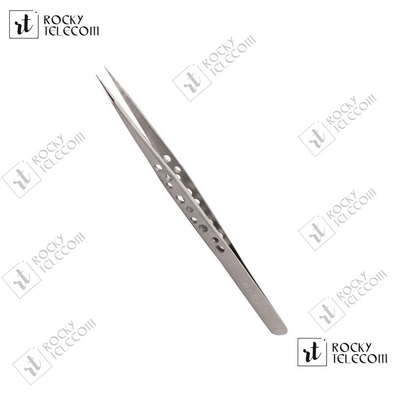 KOOCU SS-SA SR Professional Straight Stainless Steel Tweezer