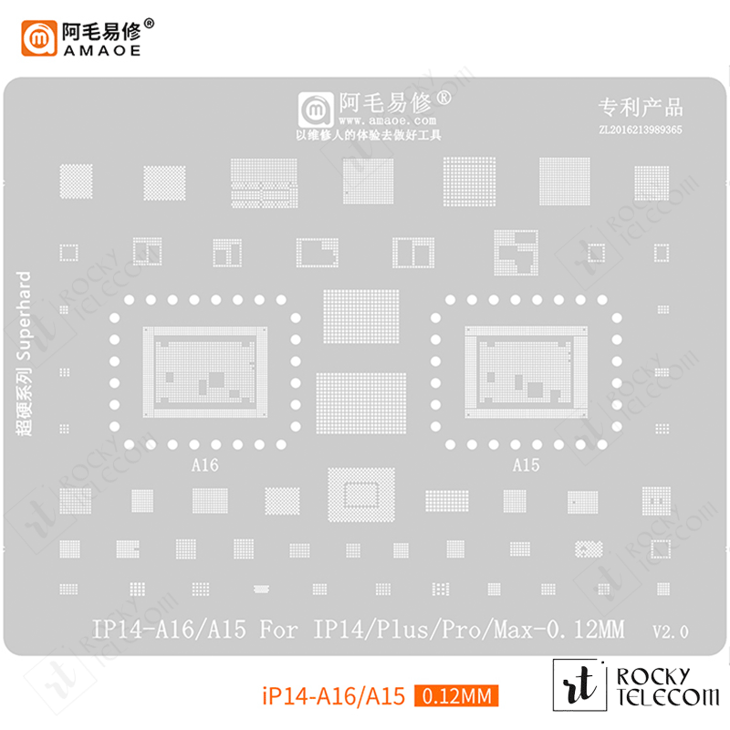Stencil-IP14-A16/A15 FOR IP14 PLUS/PRO/MAX