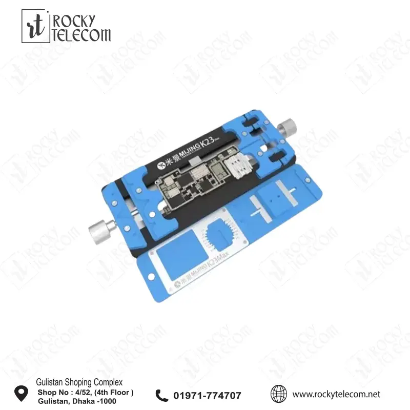 MIJING K23 PRO UNIVERSAL MULTI-FUNCTION PCB BOARD HOLDER/FIXTURE, BLUE