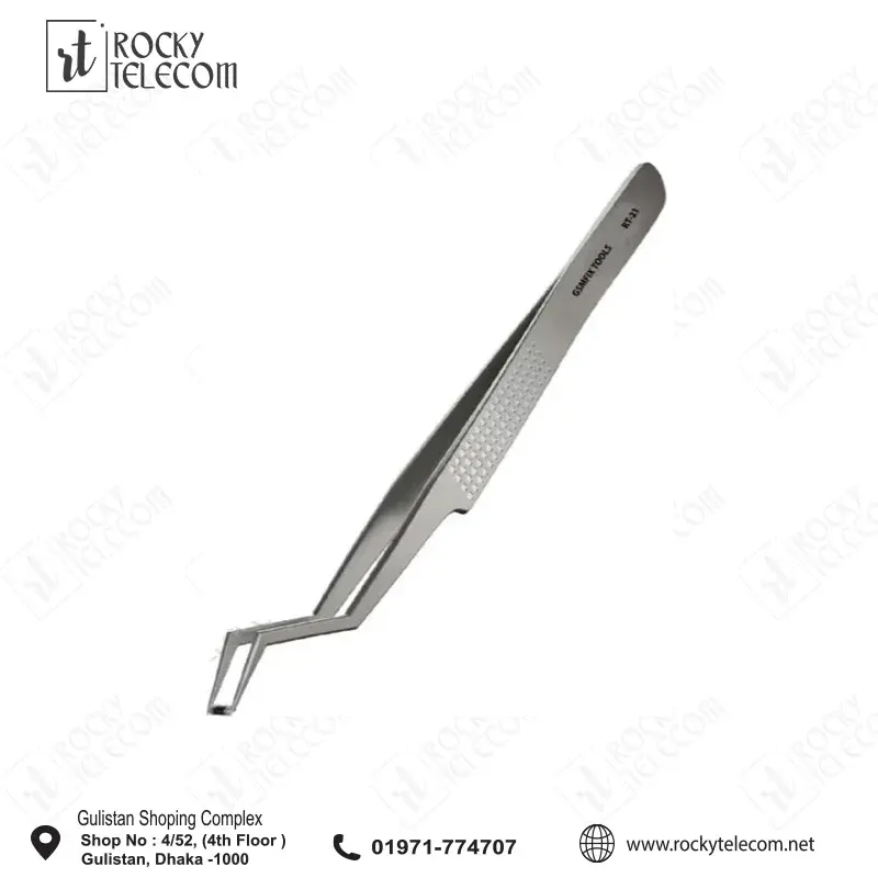 Tweezers RT-21 High Precision Flying Line Super Hard Tweezer for Soldering and IC Chip Micro