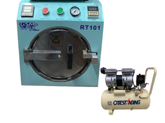 Gsmfix Tools RT-101 Autoclave LCD OCA Air Bubble Removing Machine with 30L air compressor